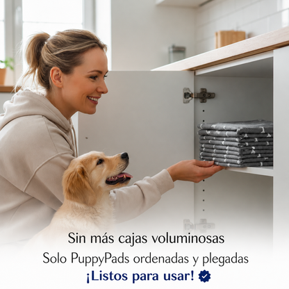 PuppyPad™ ~ Alfombra Absorbente para Mascotas