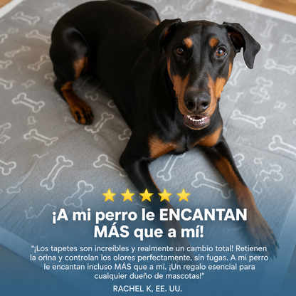 PuppyPad™ ~ Alfombra Absorbente para Mascotas