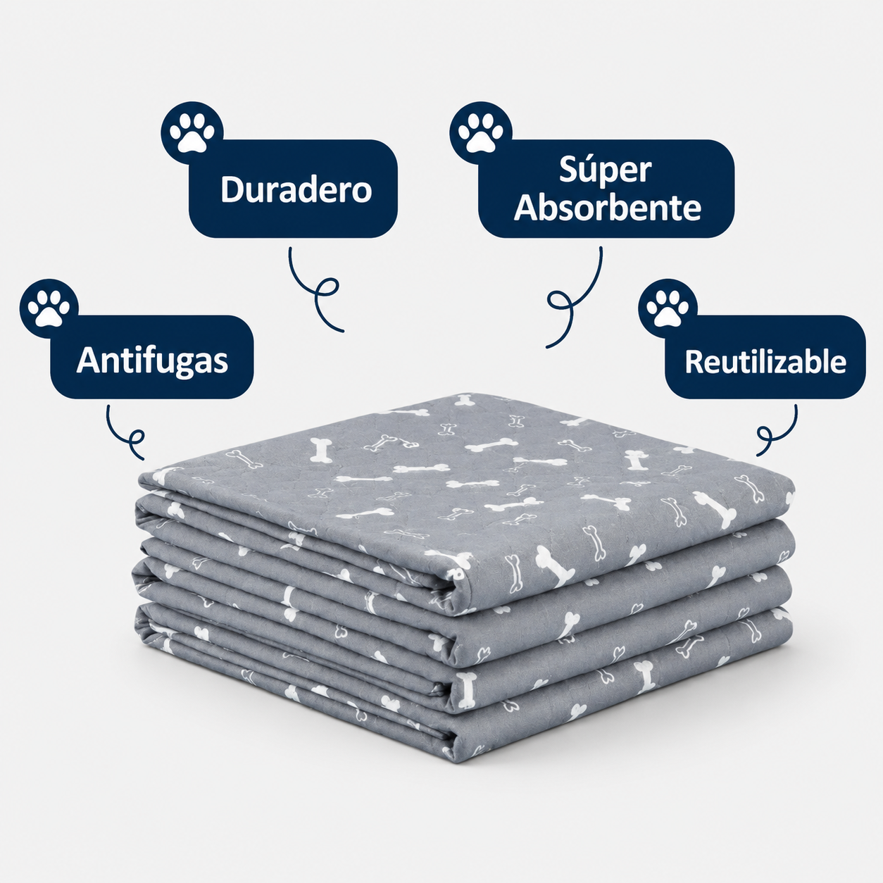 PuppyPad™ ~ Alfombra Absorbente para Mascotas